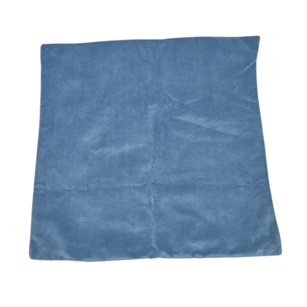 Blue Velvet Single Pillow Cover 25